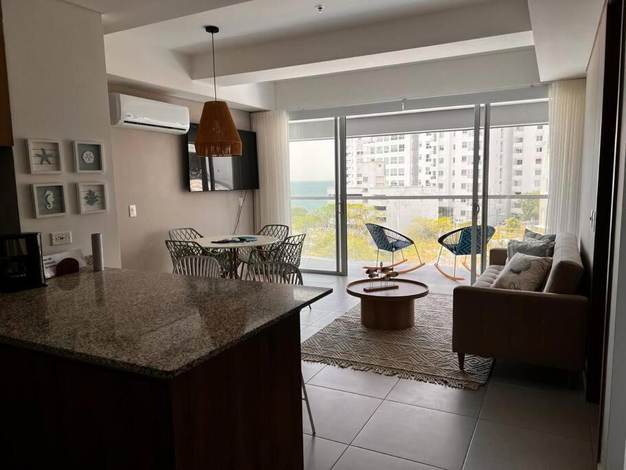 Con Hermosa Vista Al Mar Appartement